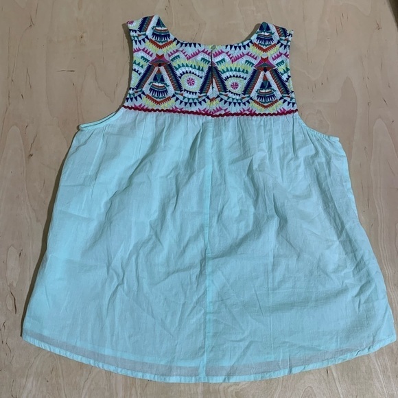 NWT Spade & Heart Lindsie Embroidered Detail Yoke Tank Top Size L - Picture 6 of 8